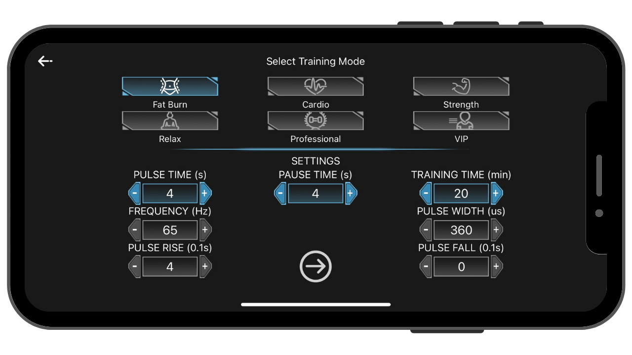 iBody App Training Programs
